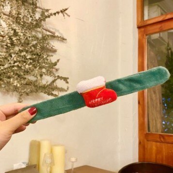 Waylike – anneau de poignet pour enfants, décorations de noël, cercle de tapotement, bonhomme de neige, cerf, de fête du nouvel an,: E