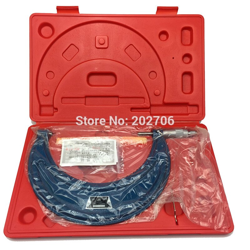 175-200mm Outside micrometer c type micrometer