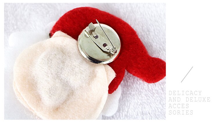 Kerst led-lichtspeld lichtgevende haarspeld broches pluche sneeuwpop hert kerstman feestversiering kerstgunst