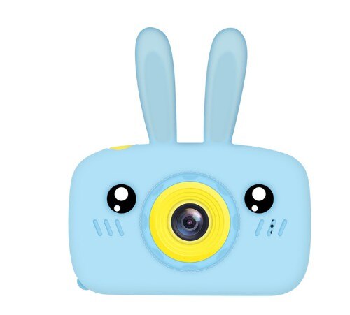 Kids Digital Camera HD - 2" Screen - 10-20MP - 1080P Video - Rechargeable Battery - SD Card Support: Blue Rabbit / Camera with 16GB