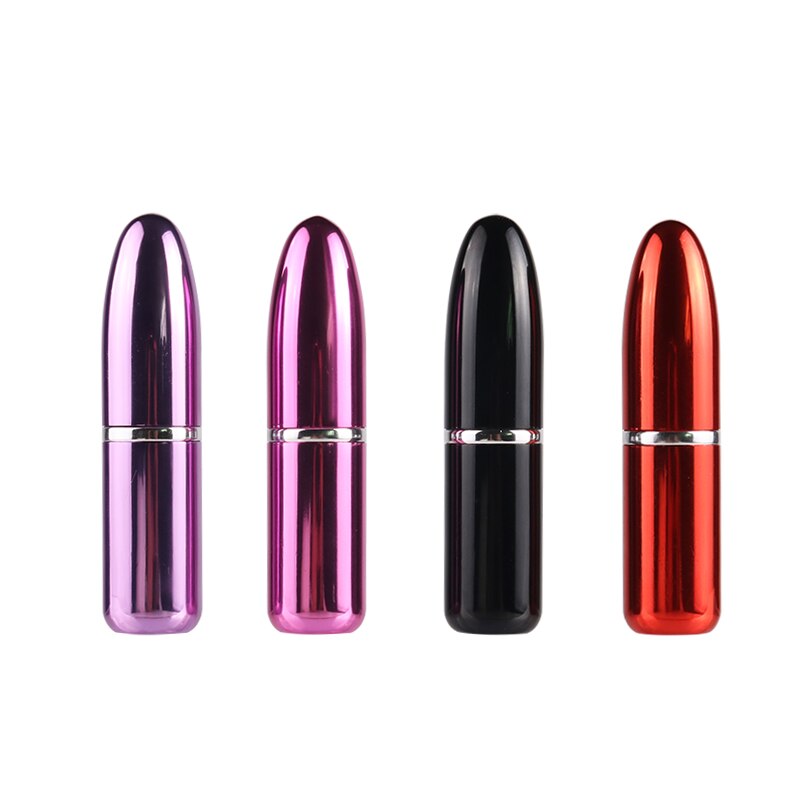 Flacon pulvérisateur de parfum, 3ml, coque en aluminium, revêtement en verre, Portable, brillant