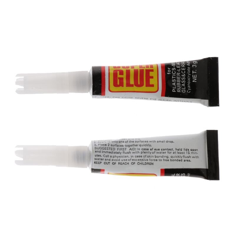 12Pcs Liquid Instant Strong Super Glue 502 Wood Leather Rubber Metal Adhesive