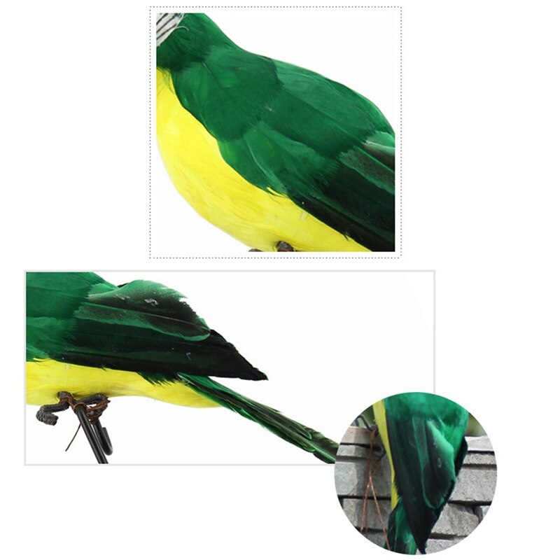Garden Simulation Parrot Emulational parrot For Show Window Gardening Decorative Bird Garden Craftwork Decoration 1