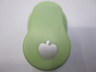 Freies Schiff Mini Furador Eva 8mm Blume Locher Dekorative Papier Cutter Hand Präge Maschine Puncher Scrapbooking Werkzeuge Schneiden: Apple