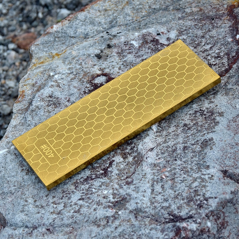 Titanium plating knife sharpener 400 1000 grit sharpening stone angle guide 304 stainless steel base