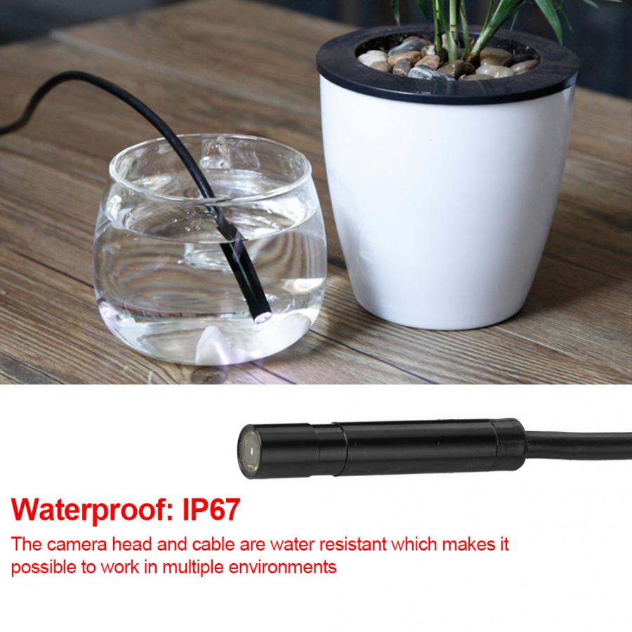 2.0 megapixel endoskop 15m 6 led usb 2.0 vattentätt endoskop boreskop orminspektionskamera endoskopkamera