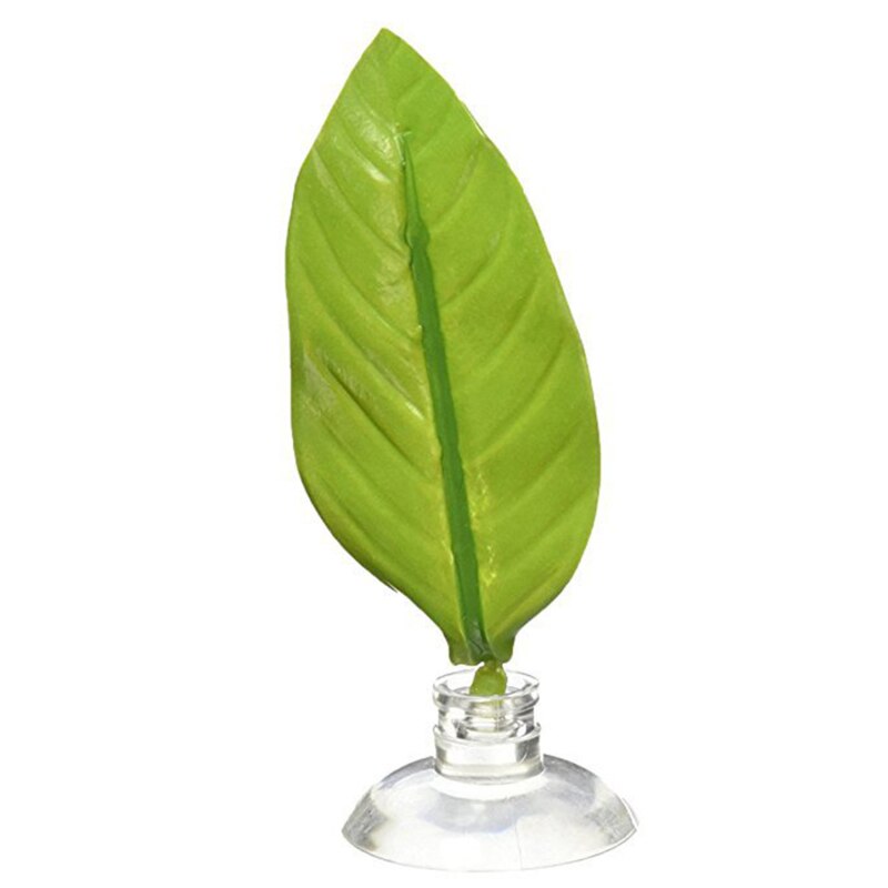 Betta Leaf Aquarium Supplies Fish Tank Pet Decoration Landscaping Simulation Leaf Betta Spawning Resting Leaf: green