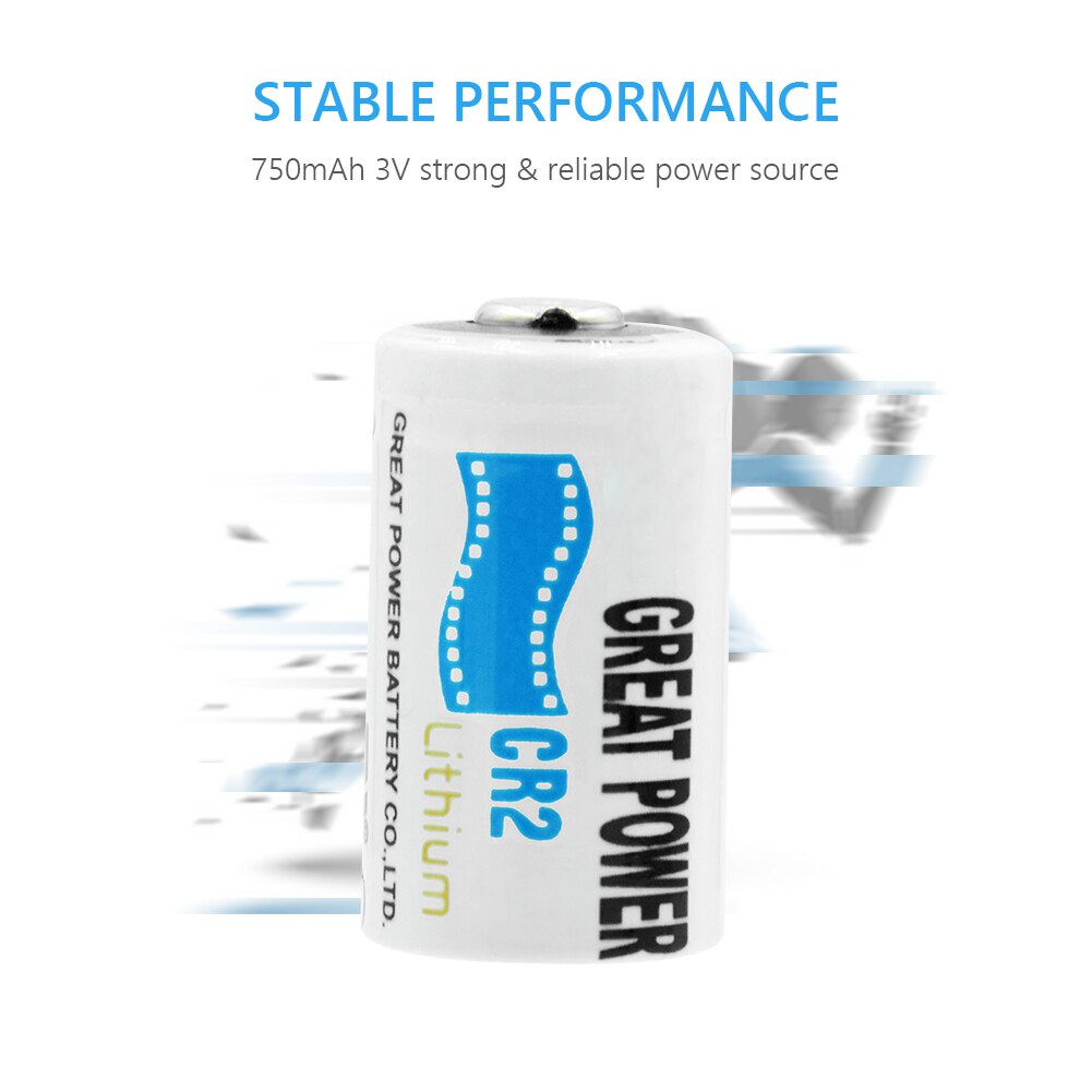 1 Stuk 3 V 750Mah CR2 LiMnO2 Primaire Batterij CR15H270 CR15266 RLCR2-1 RLCR2 DLCR2 Droge Batterijen Voor Polaroid Slr video Camera