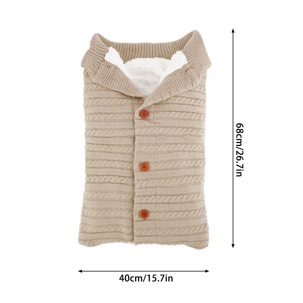Baby Schlafsack Winter Warme Schlafsäcke Kleinkind Geschmack betroffen wickeln wickeln Kinderwagen wickeln Kleinkind Decke wickeln Schlafsack 0 ~ 12M