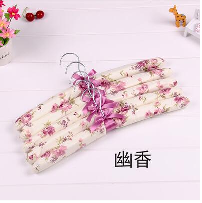 Sainwin-cintre en tissu polyester 10 pièces/lot 38cm | Porte-vêtements en éponge, cintres antidérapants pour vêtements, cintres de placards: 19