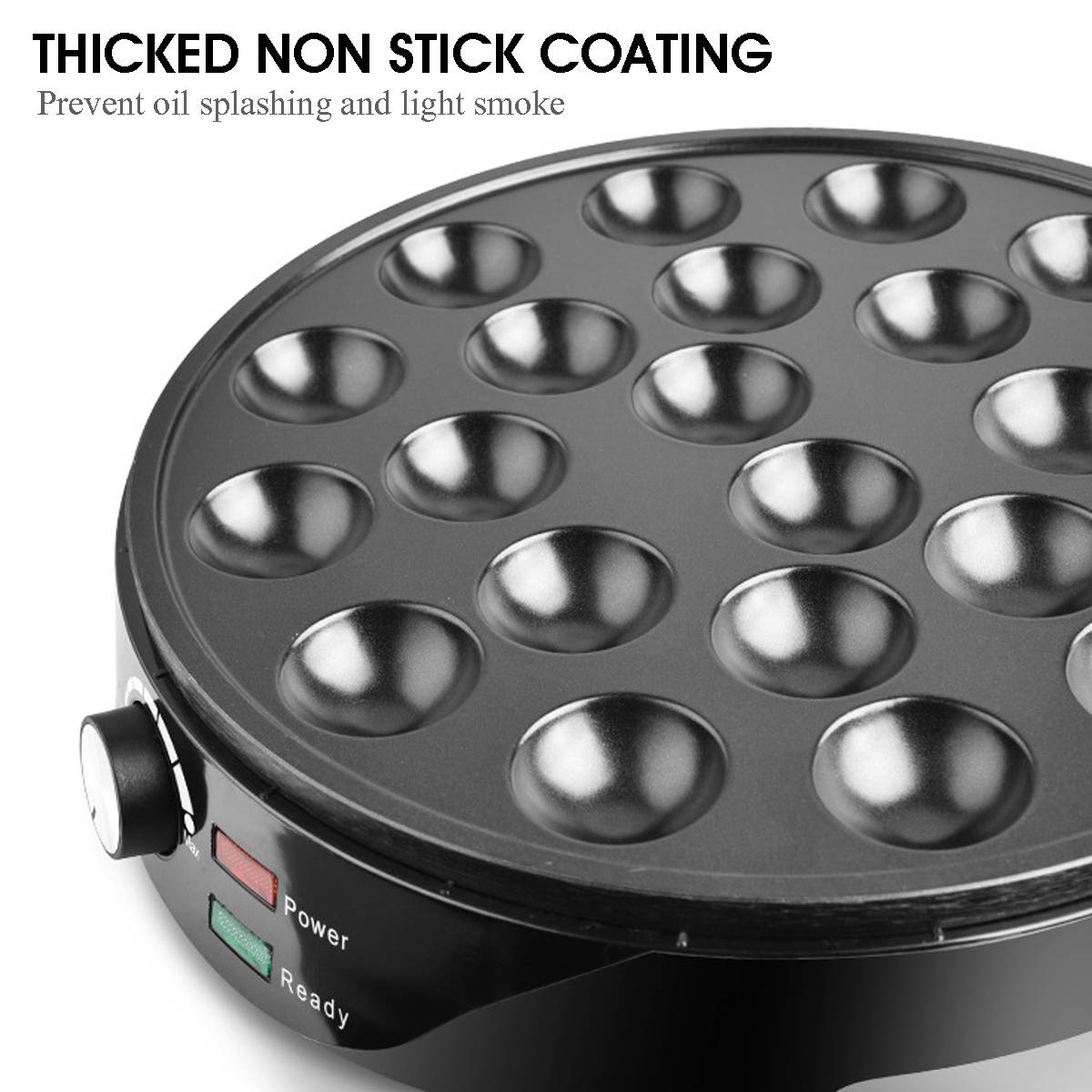 1000W 22 Hohlräume Aluminium Legierung Takoyaki Pfanne Takoyaki Hersteller Krake Kleine Kugeln Backen Pfanne Hause Kochen Werkzeuge 220-240V