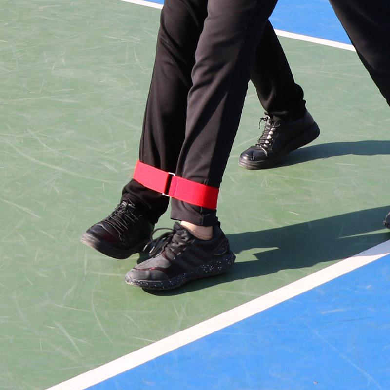 Cuerda elástica de 3 piezas para niños y adultos, bandas de carreras de tres patas, juegos de colaboración para el trabajo en equipo, actividades al aire libre