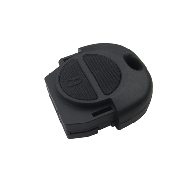OkeyTech Replacement Remote Key Cover Case FOB 2 Buttons With 2PCS Switches &amp; Battery For Nissan Micra Almera Primera X-Trail: Case