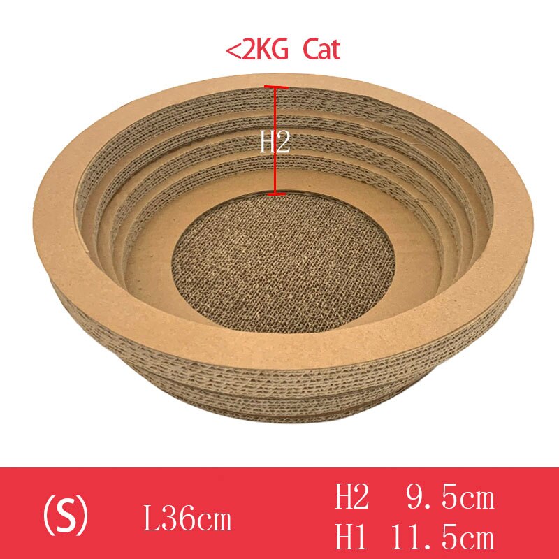 Type Kom Kat Catnip Krasraad Nail Schraper Mat Bed Speelgoed Katten Scratcher Gegolfd Papier Kitten Pad Rest Dierbenodigdheden