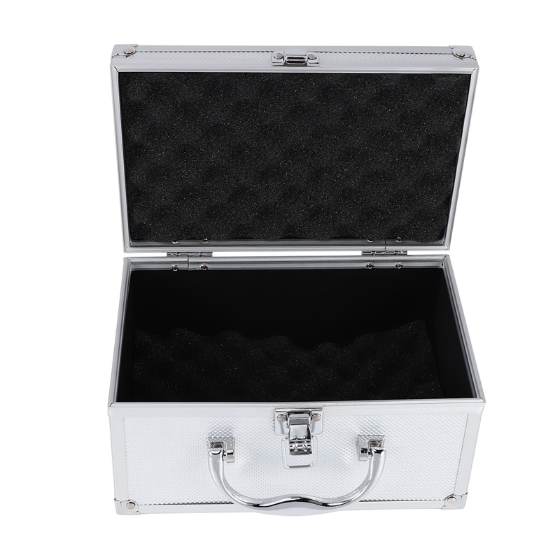Aluminum Alloy Tool Box Portable Safety Equipment Instrument Case Display Case Suitcase Hardware Tool Case 230X150X125mm: Default Title