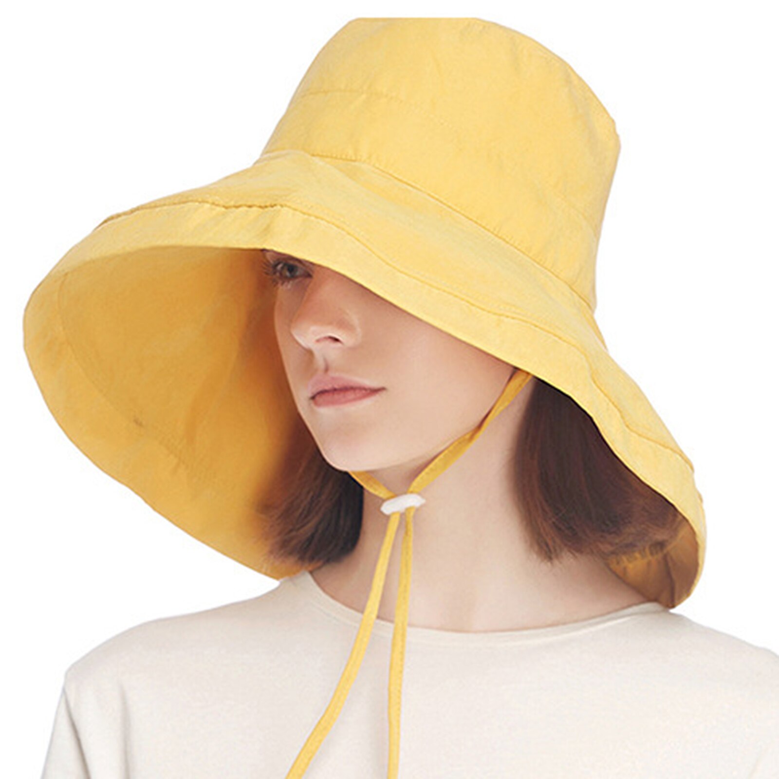 Zomer Zon Hoeden Dames Solid Plain Elegante Brede Rand Hoed Vrouwelijke Ronde Panama Beach Opvouwbare Brede Rand Cap Vrouwen