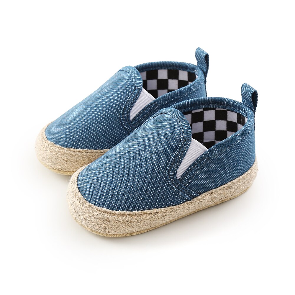 Baby Jongens Schoenen Baby Cotton Soft Sole Antislip Peuter Schoenen Kids Baby Eerste Walker: B / 6-12M