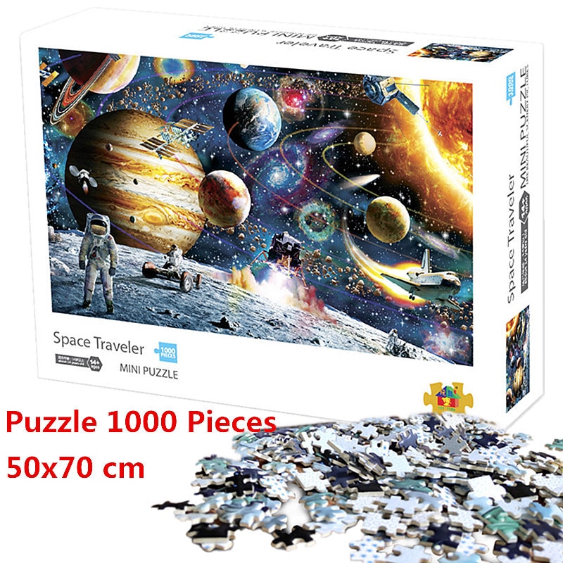 Pussel 1000 bitar 70 x 50 cm montera bildpussel för vuxna pedagogiska leksaker pussel pare adultos