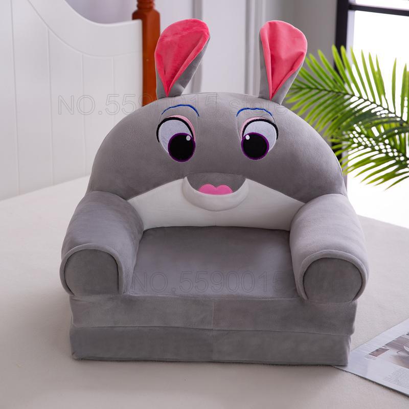 Silla Mona niños sofá taburete plegable de dibujos animados para niños sofá taburete de bebé se puede lavar silla lavable para niños