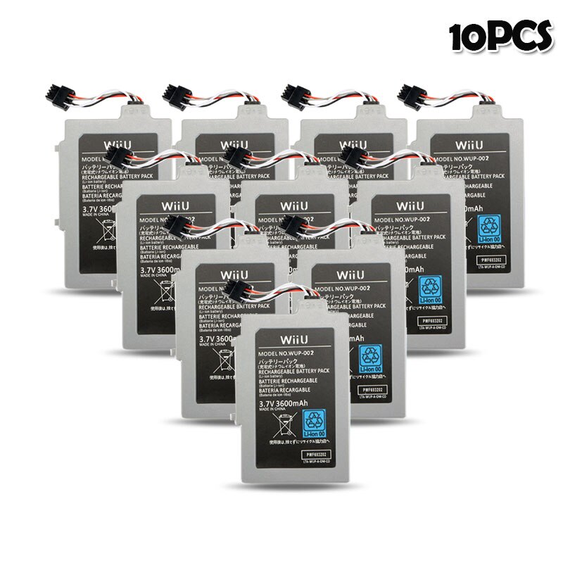3,7 V 3600mAh Lithium Li-Ion Akku für Nintendo Wii U Wii-U Wiiu Controller Joystick Gamepad batterie