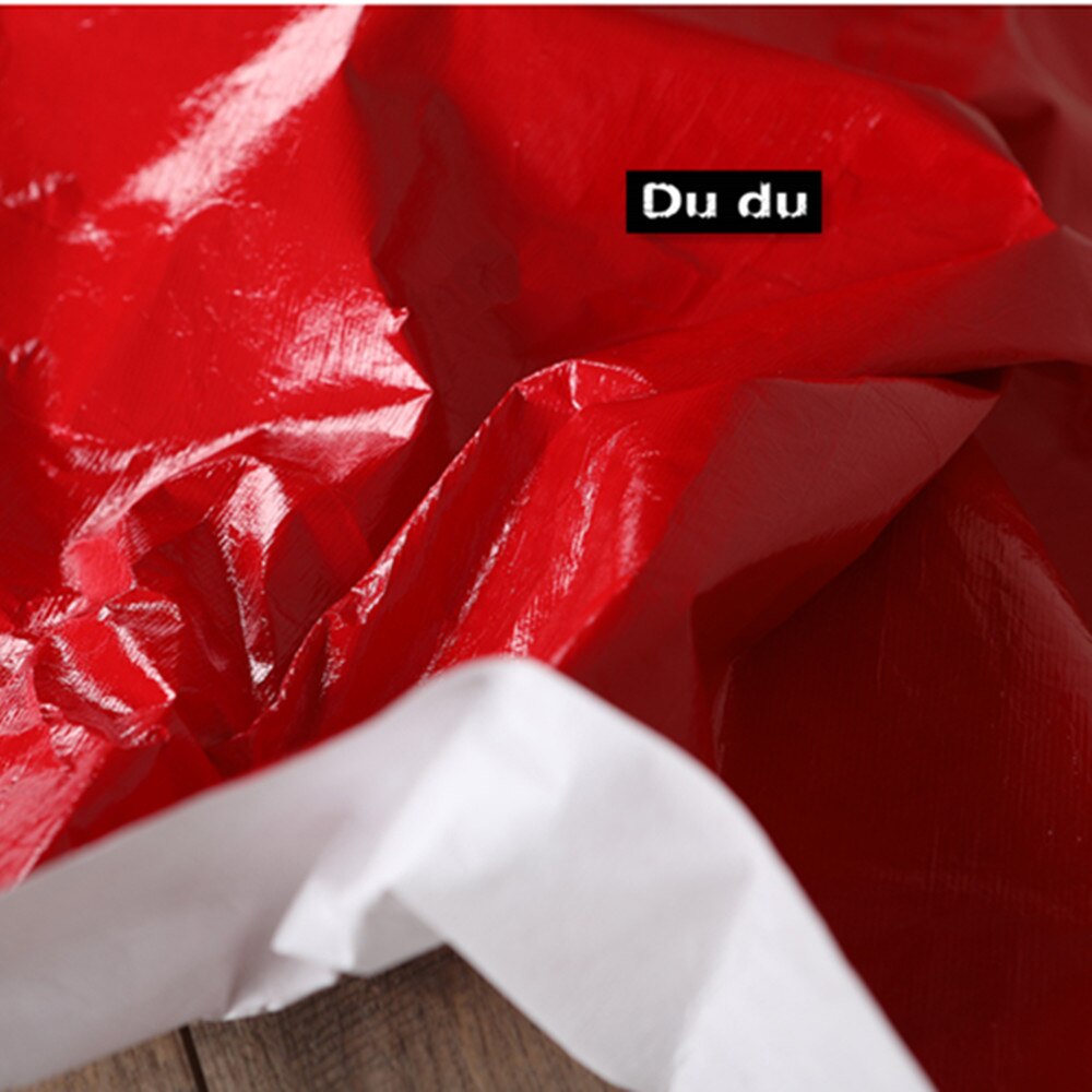 50*142Cm Kleur Collection Ademhaling Papier Kleding Wassen Stof Inelastisch Waterdichte Stof Diy: Bright red