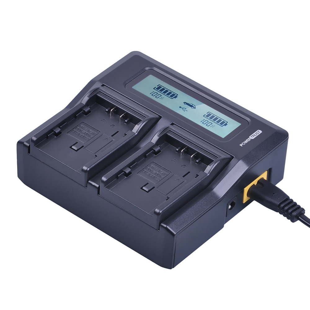 1x Rapid Dual Battery Charger for Panasonic CGA-DU06 CGA-DU07 CGA-DU12 CGA-DU14 CGA-DU21 VW-VBG070 VW-VBG130 VW-VBG260 Battery