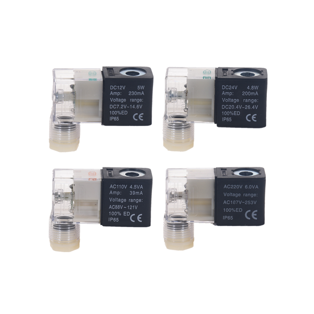 Pneumatic Solenoid Valve 3 Way 2 Position Air Directional Control 3V210-08 DC12V DC24V AC110V AC220V: Yellow / AC 110V