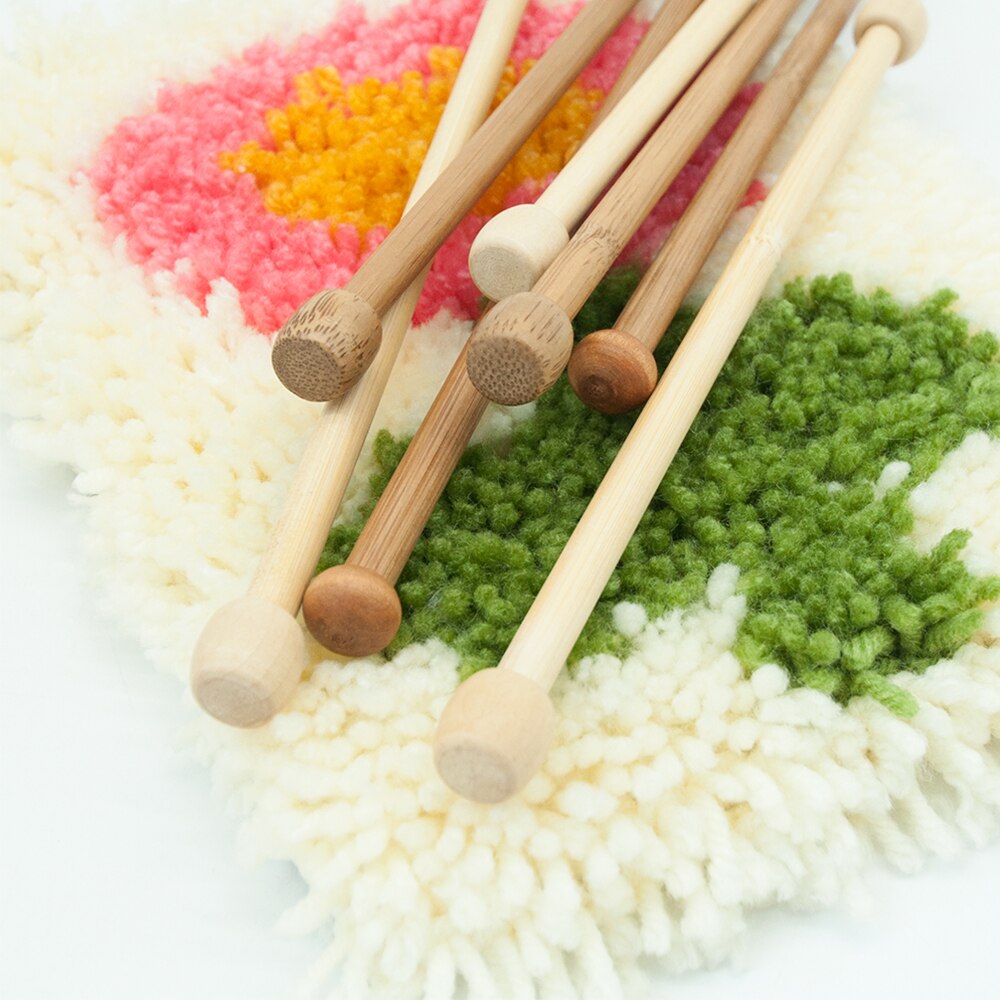 4Pcs Tapestry Poles Bamboo Tapestry Rods Hanging Sticks DIY Tapestry Accessories Wooden Tapestry woven round sticks