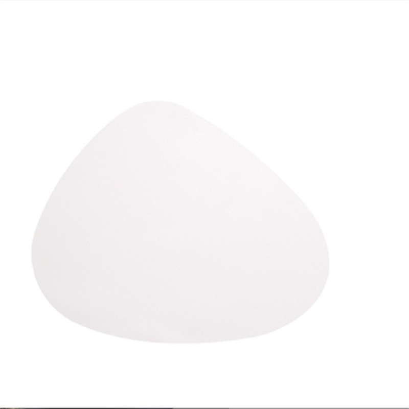 Conjunto de placemats de couro pu de formato irregular, à prova de óleo, à prova d'água, dupla face, para cozinha, mesas de bistrô, bares, cafeterias: Marfim