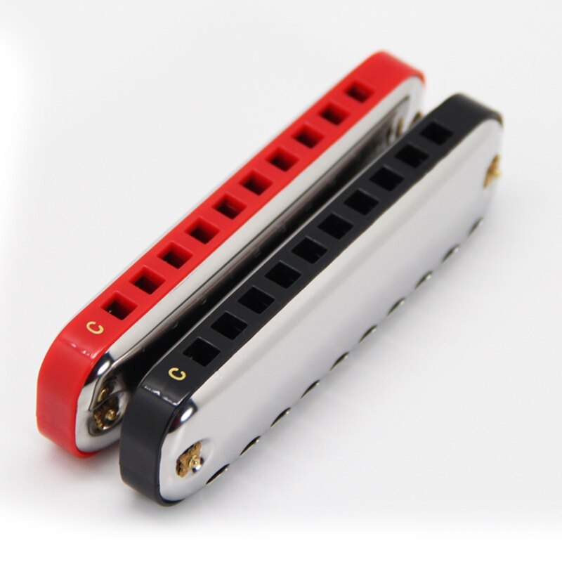 Easttop 10 Hole Harmonica - 20 Tone Diatonic Mouth Organ - Professional Musical Instrument - ABS Metal