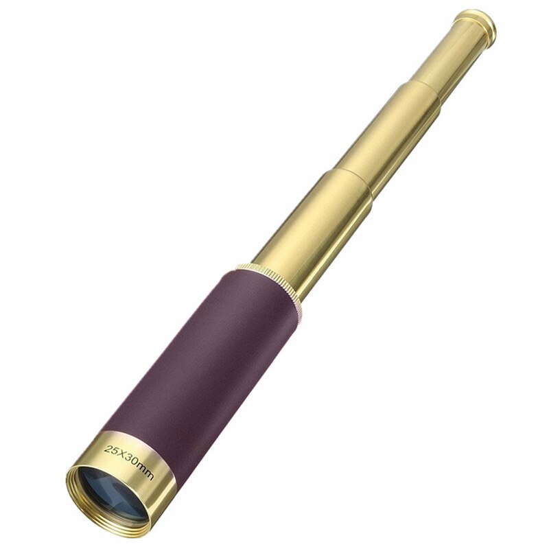 High Power 25X30 Monocular Vision Monocular Pirate Monocular with Free Leather Bag