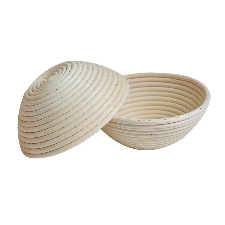 Juego de cestas de mimbre para fermentación de pan , cubierta de tela, masa de Baguette forrada reutilizable, cestas para fermentación, decoración de almacenamiento