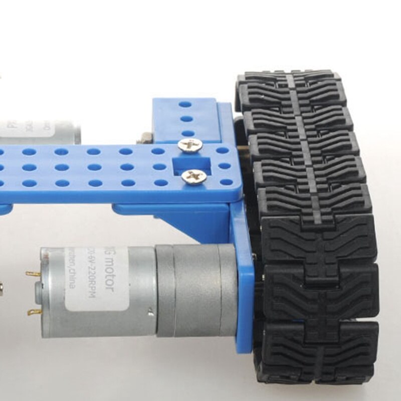 DIY Technology Production Assembled Tanks with Remote Control High Torque Small Track Tanks DIY Robot