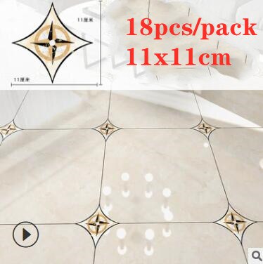 18 pz Autoadesivi Piastrelle Adesivi Durevole Impermeabile PVC Arte Diagonale Pavimento Decalcomanie Della Parete Backsplash Applique fai da te Casa Decorativa: BIANCO