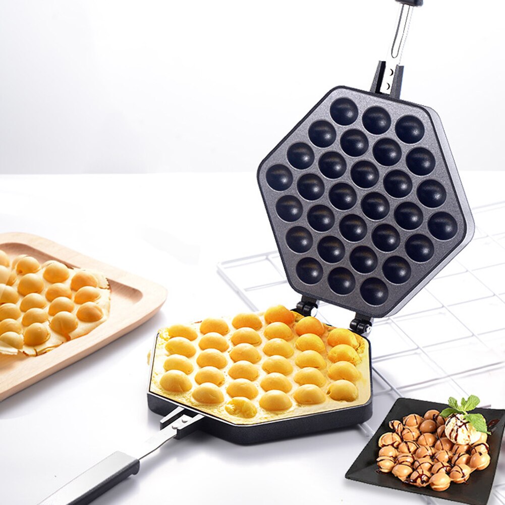30 Gaten Non Stick Wafels Maker Mold Sandwich Iron Tool Koekenpan Keuken Pan Home Eieren Cake Oven Ontbijt Koken tool