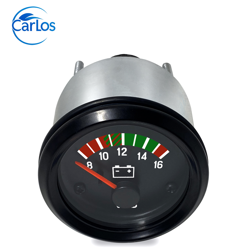 12V/24V VDO Voltmeter Dieselgenerator Set Zubehör Spannungsmesser 8-16V 16-32V