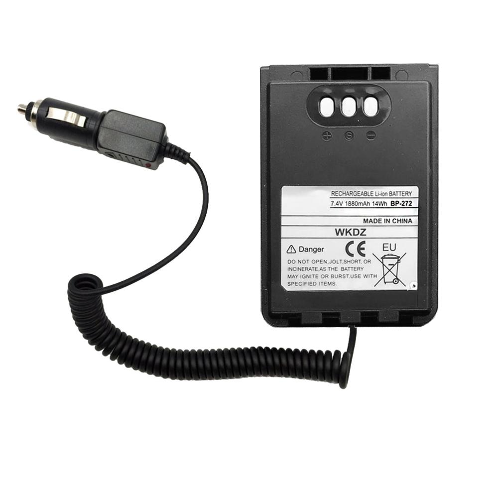 12V Radio Car Battery Eliminator for ICOME for BP-272(Li) Rechargeable for ID-51E ID-31E