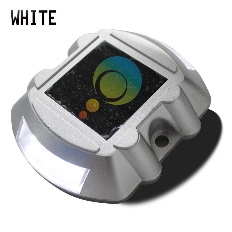 CE approved yellow LED light steady mode aluminum housing 3M reflector solar powr road stud