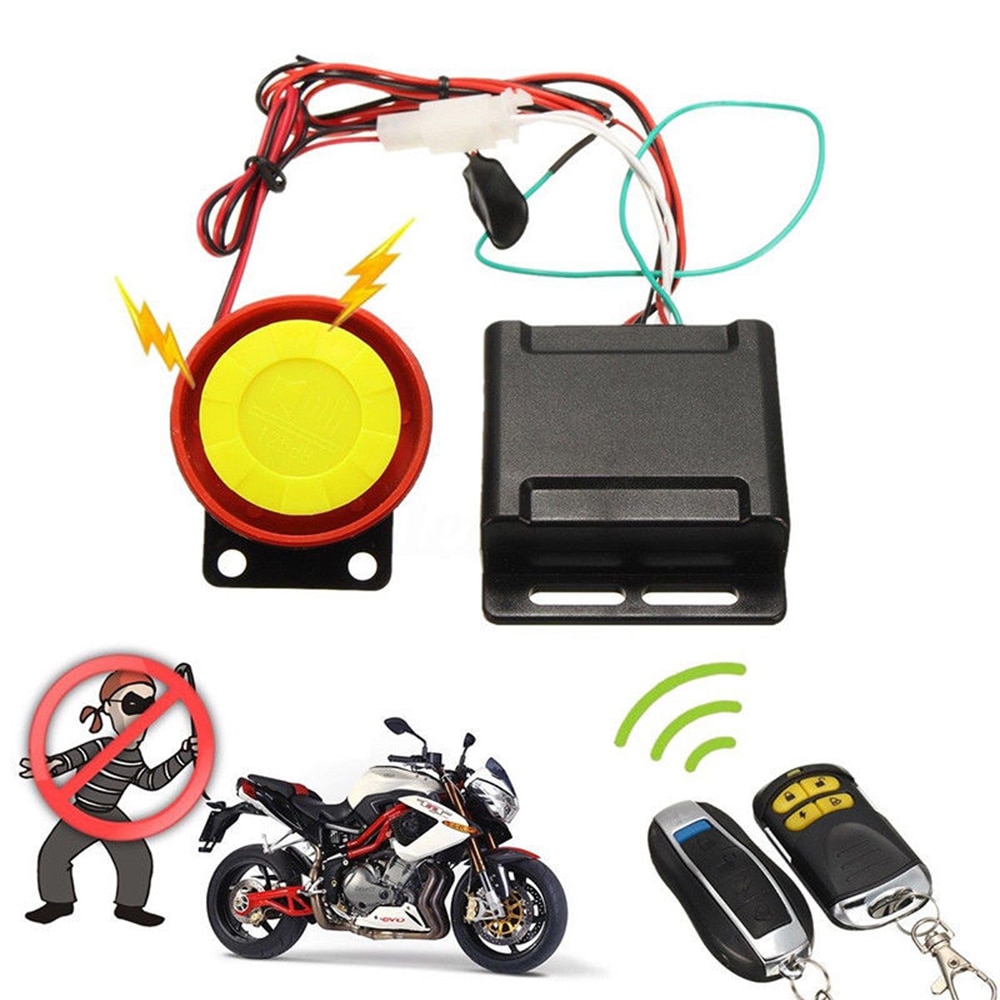 12V Auto High Power Sirene Alarmsysteem Afstandsbediening Anti-Diefstal Motorfiets Bike Waterdichte High Power