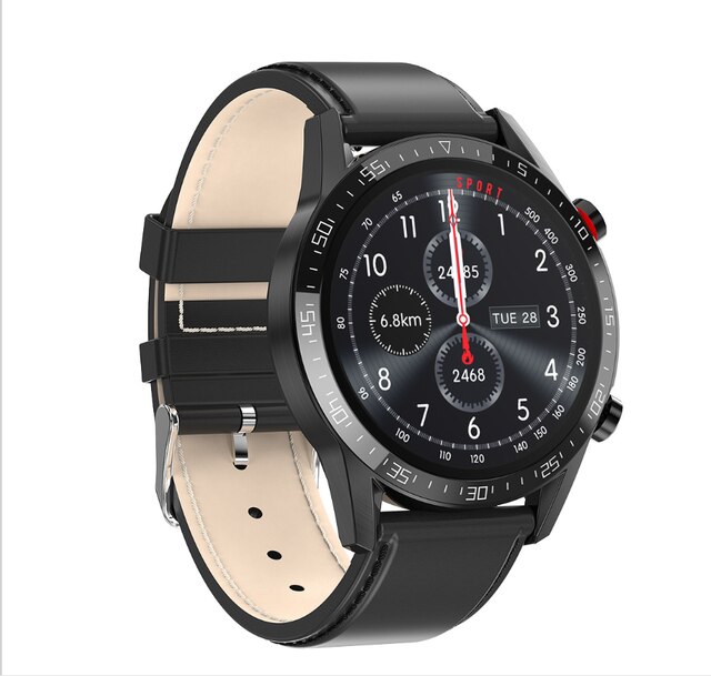 Mode Smart Horloge L13 Mannen IP68 Waterdicht Ecg Ppg Bluetooth Call Bloeddruk Hartslag Sport Tracker Sport: Black