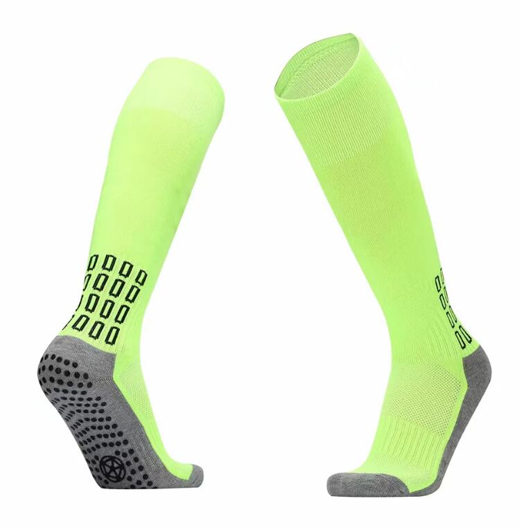 Elastic Compression Socks Men Women Knee High Colorful Stripe Pattern Sport Support Socks for Running Soccer Basketball Sports