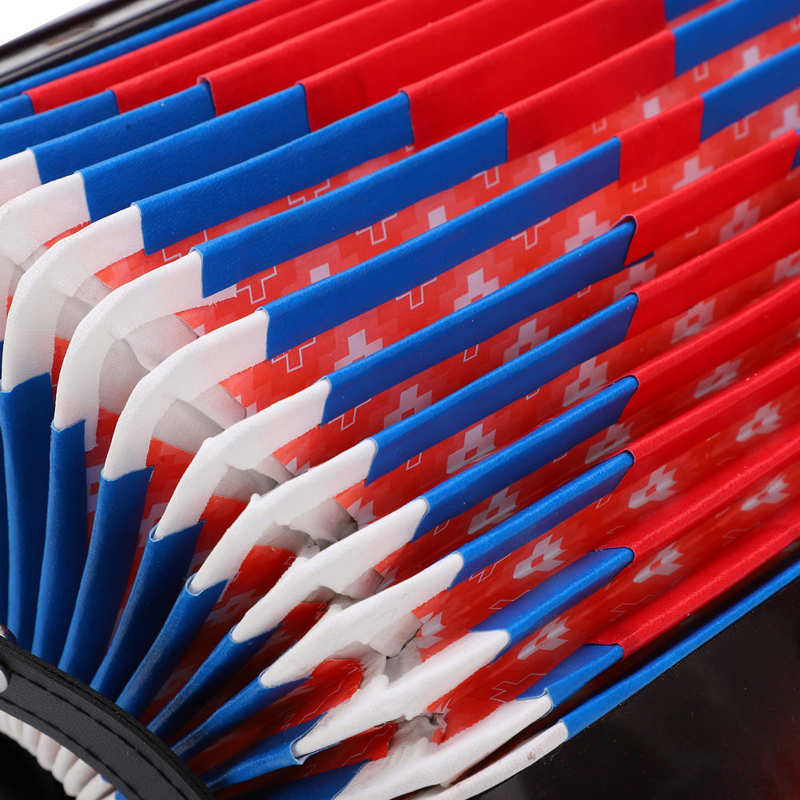 17Key 8 Bass Accordion ABS Environmental Accordion For Beginner Educational Musical Instrument Rhythm Training Keyboard Toy