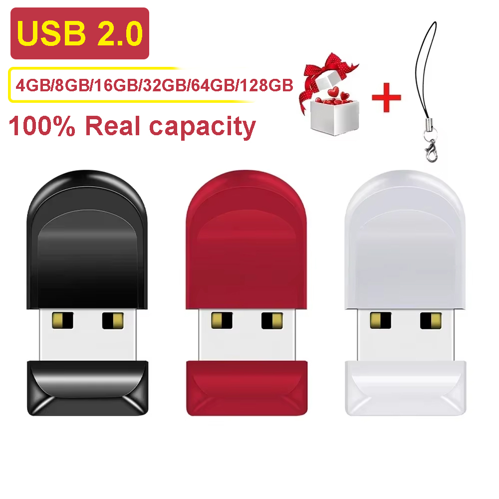 Pamięć USB na kciuk 128 GB Przenośny pendrive 64 GB Czarny Czerwony Biały Pamięć 32 GB Szybki dysk U 16 GB 8 GB Prezent biznesowy
