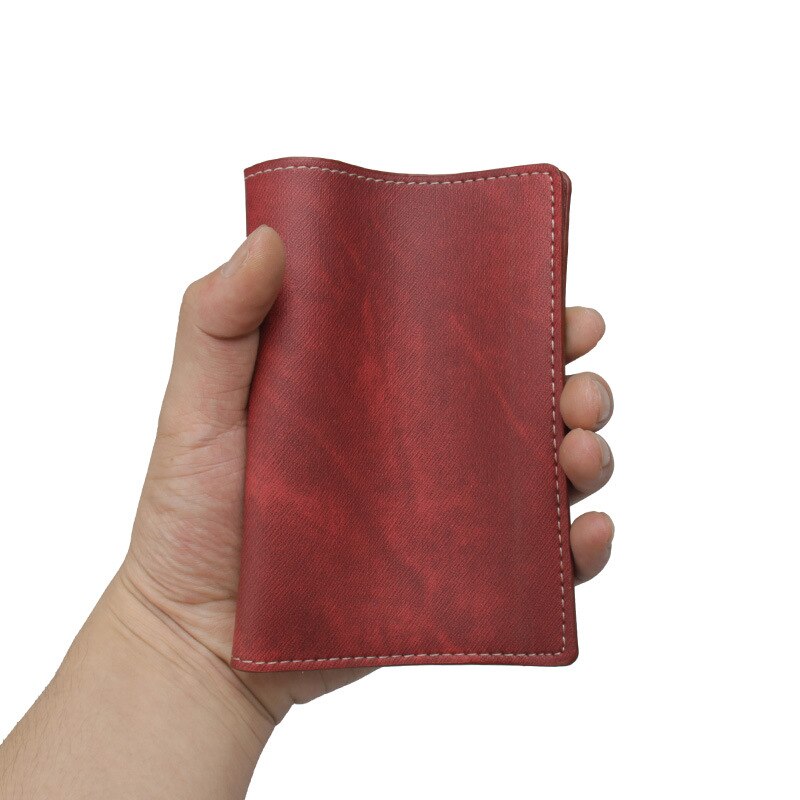 PU Leder unisex Nachahmung Denim Reisepass fallen Abdeckung Schutz fallen lässig Kreditkarten Halfter Für Männer Frauen