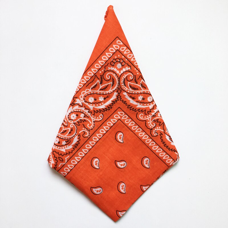 Unisex Katoen Bandana Sjaal Vierkante Bandana 55Cm * 55Cm Hoofddeksels Hip Hop Rock Meisjes Hoofddoek Hoofdbanden Haar accessoires: 12