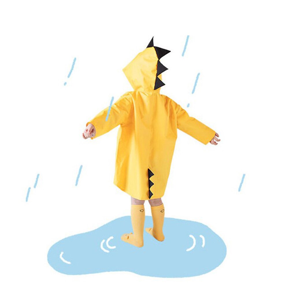 Manteau imperméable en Polyester pour bébé, mignon dinosaure, imperméable pour l'extérieur, Poncho pour enfants, garçons et filles, veste de pluie