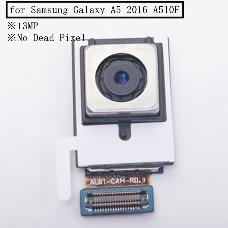 Per Samsung Galaxy A5 2016 A510F Torna Grande Macchina Fotografica Posteriore Principale del Modulo Della Macchina Fotografica 13MP Assemblea di Cavo Della Flessione di Ricambio di Riparazione di Ricambio parti