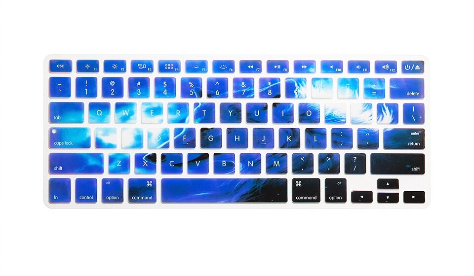 Bär, Katze, Fisch, schlucken und Elefanten aufbringen Nette Tiere Serie tastatur Abdeckung aufkleber für Macbook Luft 13 Profi 13 15 17 zoll: Gelb