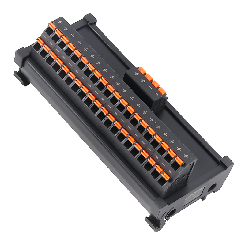 ENMG Screw terminal Save Wiring Split Terminal Block ECTB 10A Power Splitter PLC Terminal Block One to One One One to One 10~64