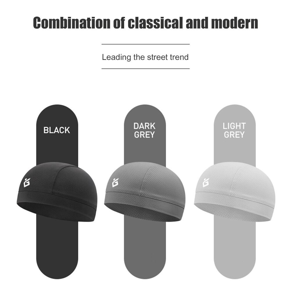 Cooling Skull Cap Breathable Cycling Caps Ice Fabric Bicycle Head Scarf Helmet Liner Sports Fishing Running Hat Sweat-Absorbent
